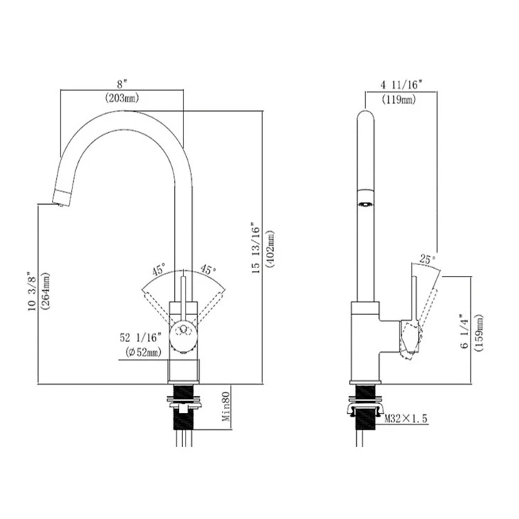 hot water tap 3 in 1